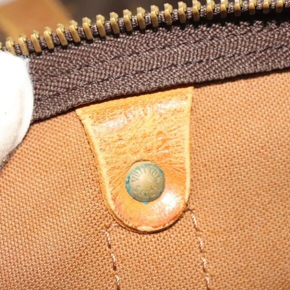 LOUIS VUITTON Monogram Keepall 55 Boston Bag M41424 LV Auth 122337 - Picture 2 of 16